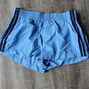 Edikted Blue Athletic Shorts
